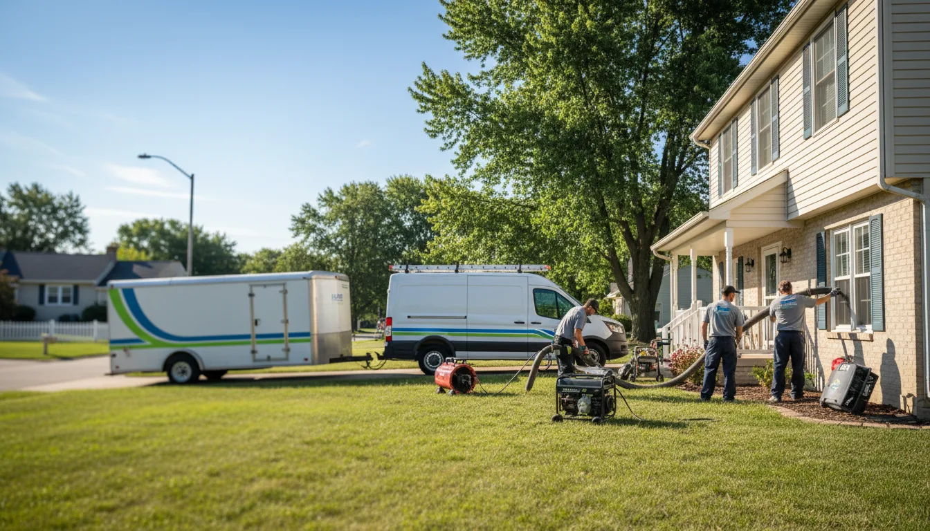 Flooded Basement Restoration And Cleanup With Repair in Sandoval, IL near me